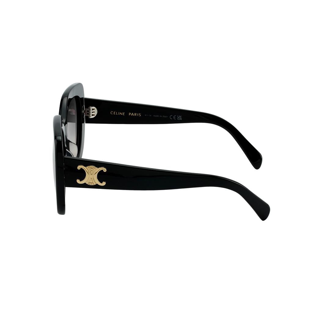 Celine Logo Square Sunglasses Women Sunglasses Black CL40226U5.