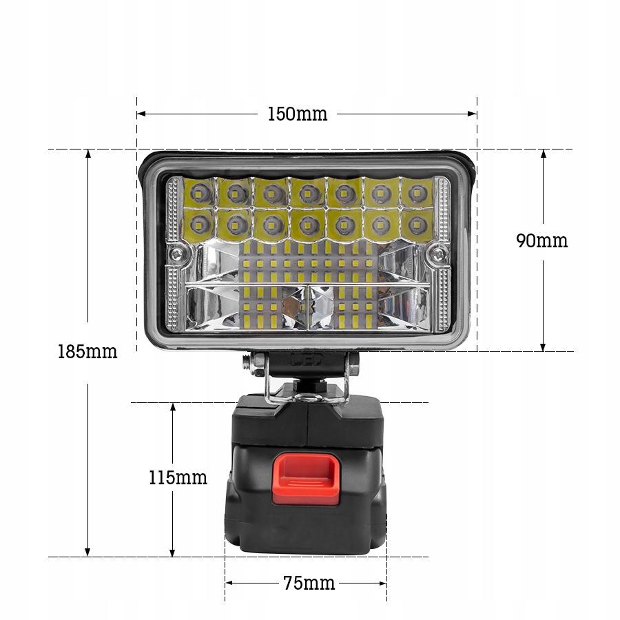 4” Cordless Work Lamp With 1 X 1.5Ah Battery, Animal Pro Series