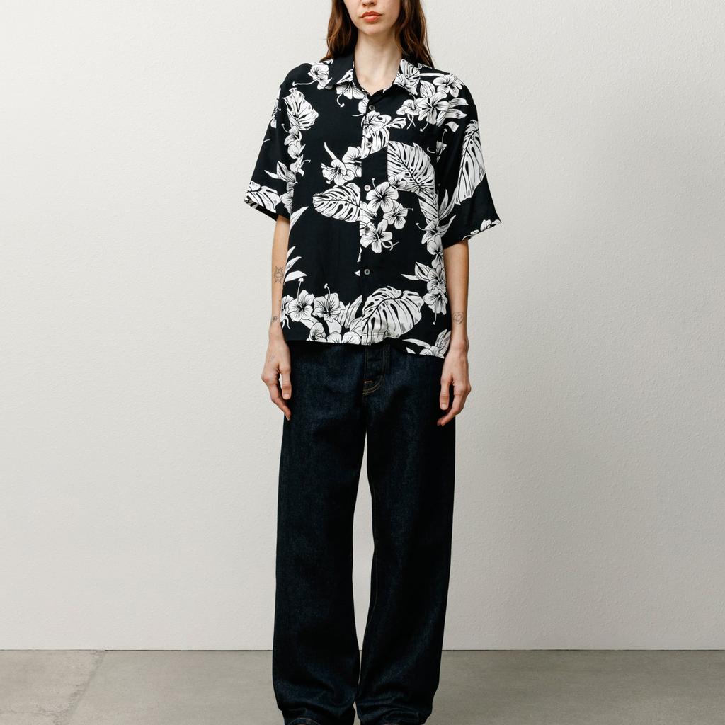 Stussy Shirts Unisex Cuban Collar Moderate Hawaii 1110361