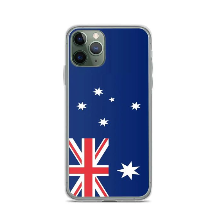 Coque iPhone - Drapeau Australie - iPhone 11 Pro - Souple - Flerfarget - TPU gjennomsiktig
