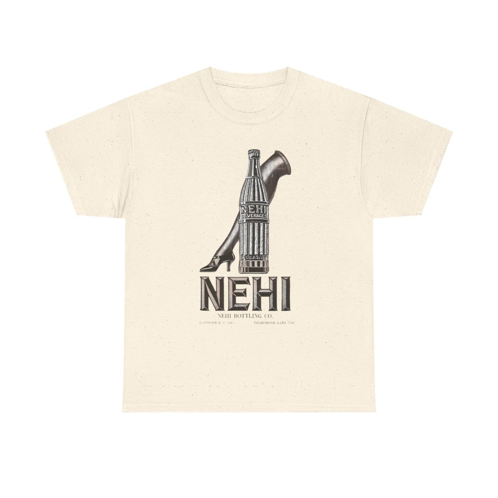 Vintage Nehi Soda Sign Printed T shirt Cool Old Drink Collectible Coke Pepsi 7UP 3XL