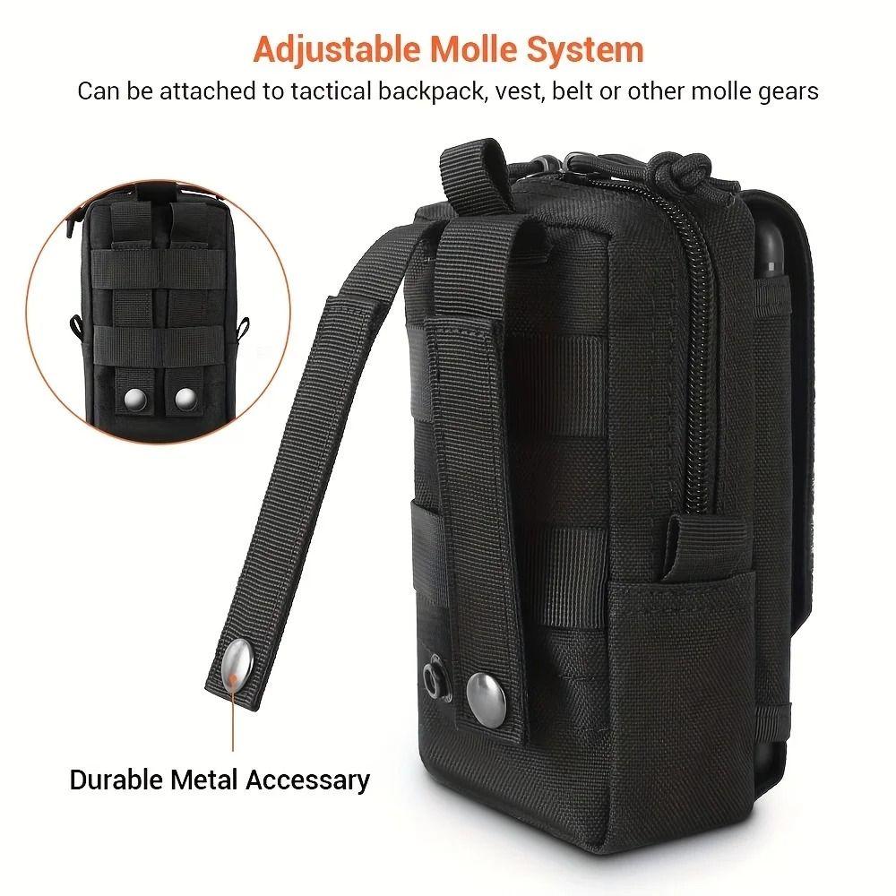 Large Capacity Multifunction Belt Pouch Waist Hanging Clip-On Case Bag  Sport Fitness