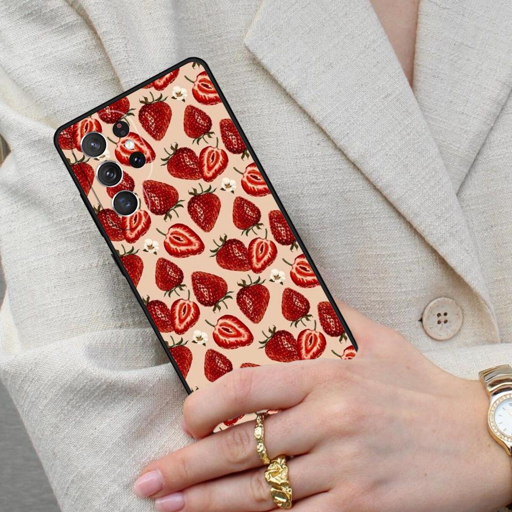 Fruity European Summer Cell Phone Case for Samsung Galaxy S26 Ultra S25 S24 S23 S22 S21 S20 Note10 Cover