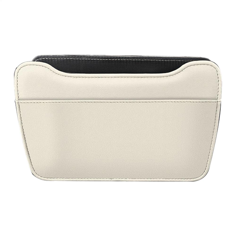 Car Seat Storage Bag Seat Back Storage Bag Non-slip Sunglasses Holder Large Capacity Auto Garbage Bin For Outdoor Commuting