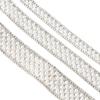 (91cm/pack) 1cm/1.5cm/2cm Pearl Rhinestone Lace Self-adhesive Diamond Ribbon Wedding Dress Clothing Home Decoration DIY