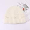 Bow Hat for Women's Winter Wool Hat Big Head Circumference Thickened Warm Knitted Hat