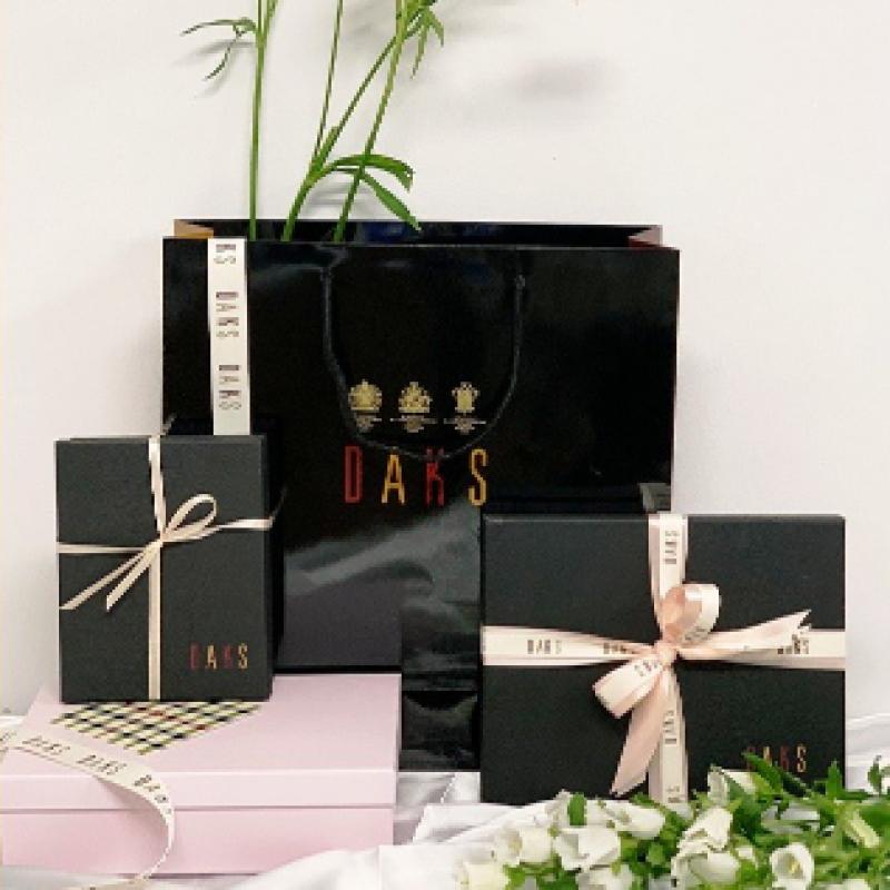 Daks Brown Dd Logo Leather Tote Bag Dcba6e080w2