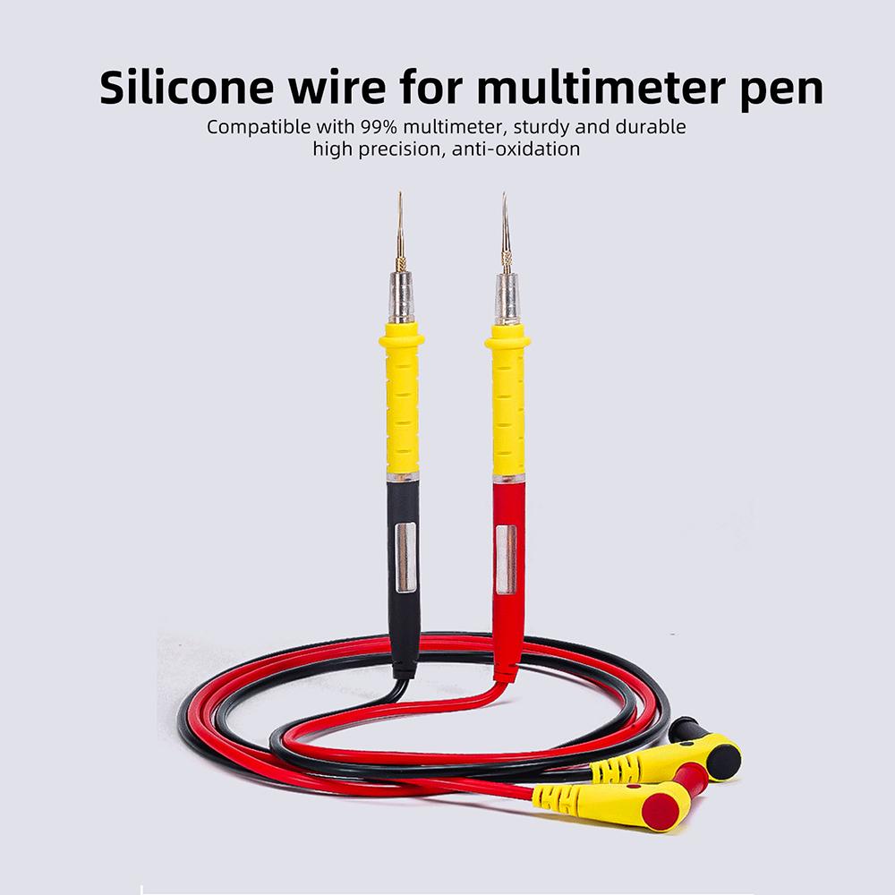 Multimeter Probe Test Leads Universal Needle Tip Multi Meter Tester Lead Probe Wire Pen Cable