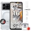 DOOGEE Note56 Android 16 Smartphone Pas Cher, 6150mAh Telephone 6.56"HD+ 90Hz 24Go+64Go/TF 2To, Avec des écouteurs Bluetooth - Very good condition