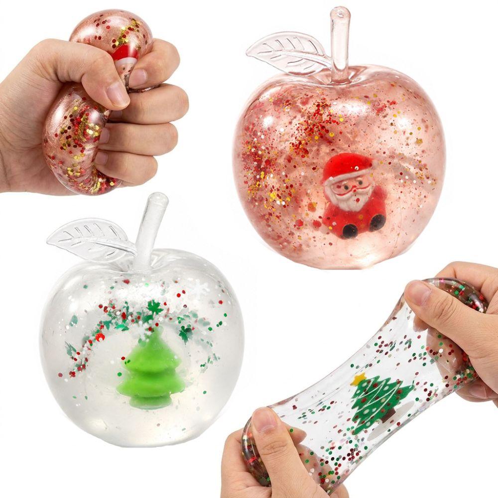 Soft Squeeze Material Squeezable Fidget Toys Apple Shaped Squeezable Toy  Relaxation