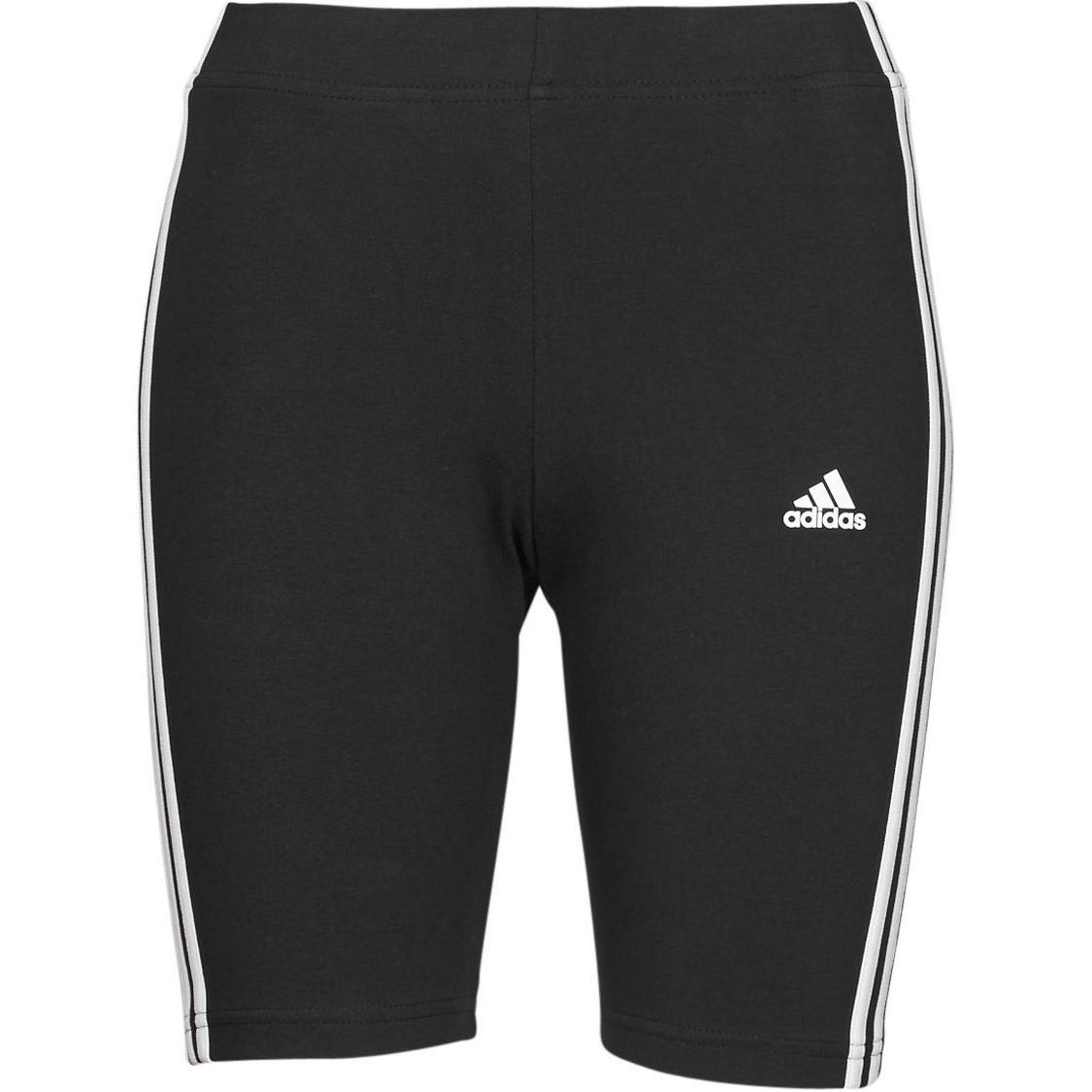 (WMNS) adidas Essentials 3-Stripes Bike Shorts  Black White  Women s GR3866 XS