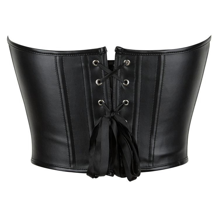 Can be worn externally for summer hot and sexy wrap around chest top, heart-shaped hourglass waist seal, no need to wear bra, leather small vest