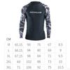 Men's Swimsuit, Printed Surf Suit, Long Sleeve Softsuit, Shirt, Rashguard for Surfing,
