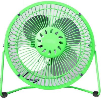 Silent 6-inch USB Fan - Cartoon - Green