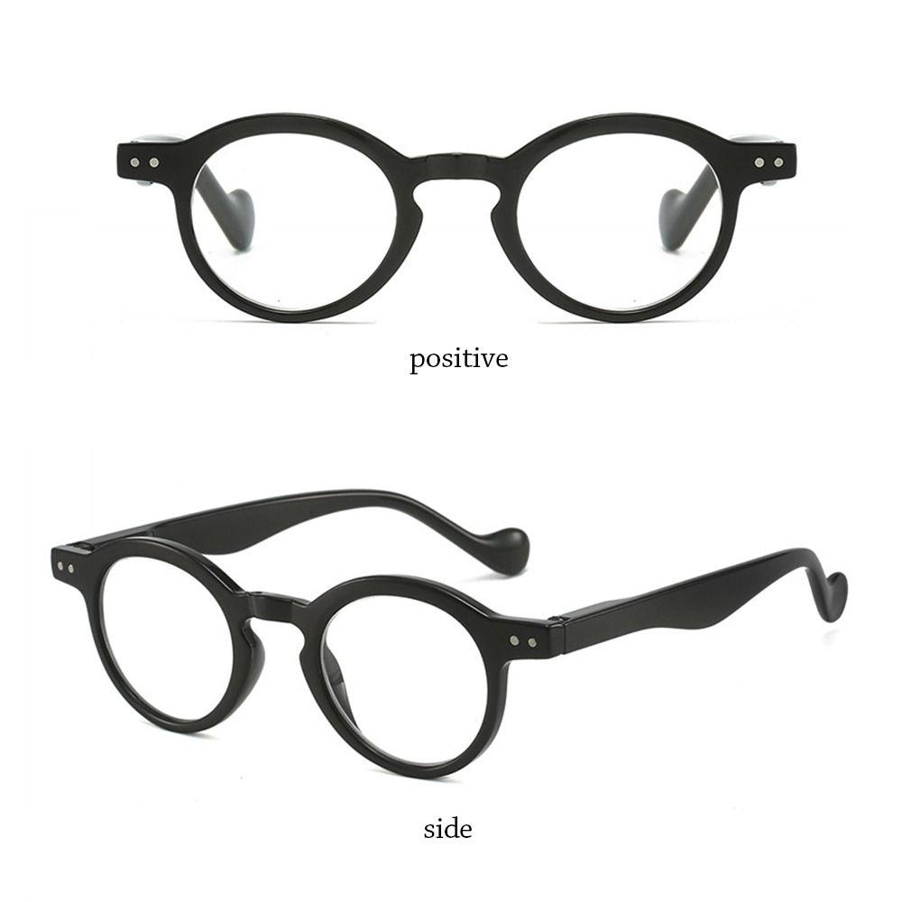 Eye Protection Round Eyeglasses PC Hyperopia Glasses Comfortable Reading Glasses  Men Women