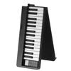 Portable 61-Key Foldable Electronic Piano Keyboard for Beginners and Adults