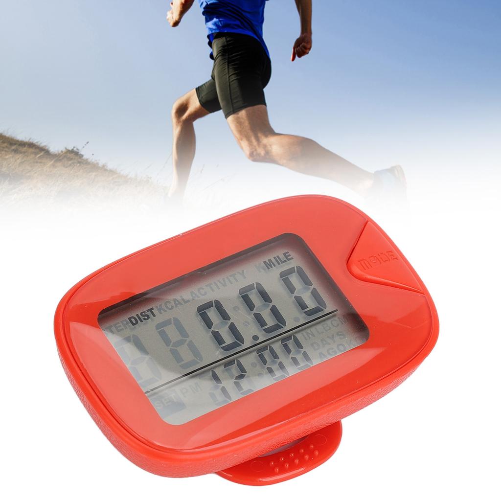 Walking Pedometer Large Digital Display Multifunctional Lightweight Accuracy Memory Step Counter for Men Women