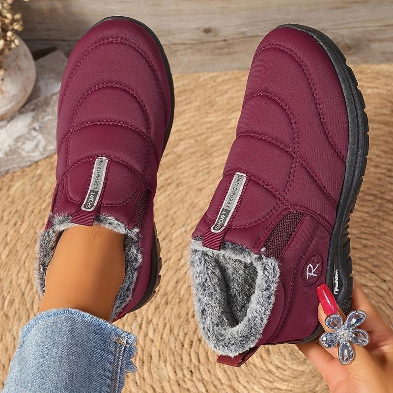 Cotton Shoes Women Casual Sports Warm Women Cotton Shoes Comfortable Padded Thickened Home Snow Boots