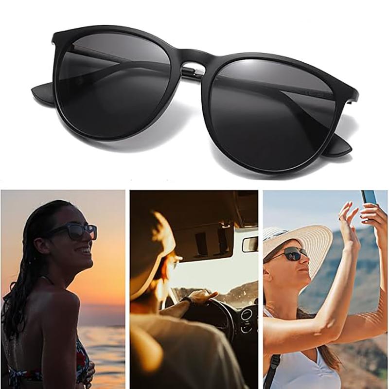 Popular Metal Frame Sunglasses Women Men Round Sun Glasses Woman Shades Glasses Classic Female Sun Glasses Driving