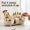 Kosmetik Aufbewahrungsbox, Drehbarer Schminktisch, Große Kapazität Lippenstift-, Lidschatten- und Puderständer