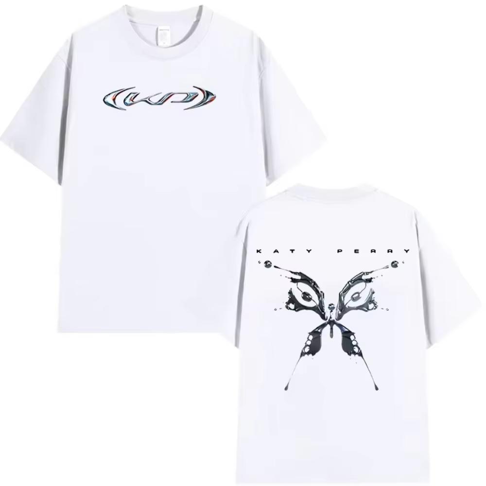 2026 new Katy Perry World Tour Album  Men Women Retro Fashion Cotton Short Sleeve T-shirts Hip Hop Harajuku Oversized T-shirt
