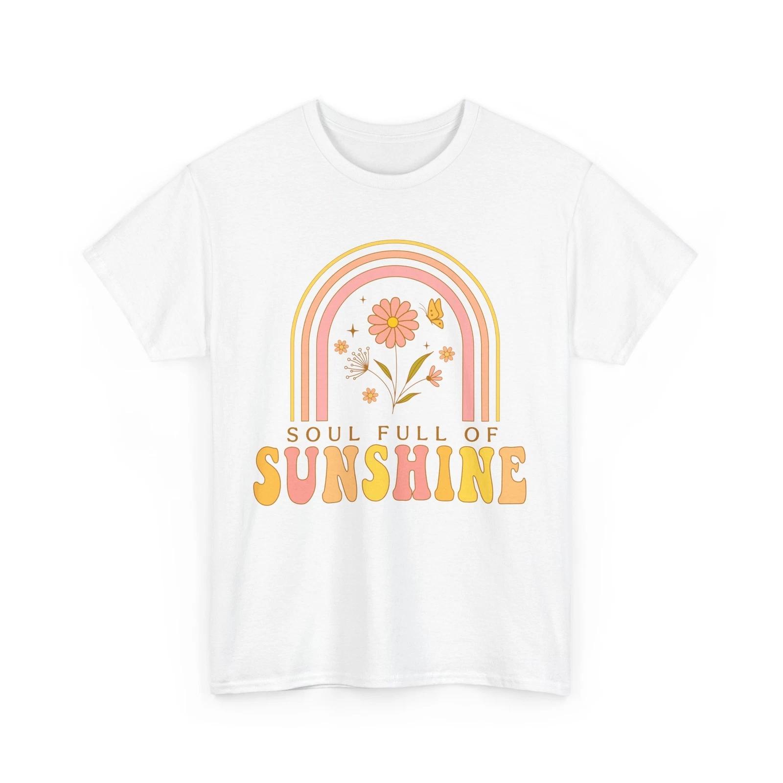 

Футболка SOUL OF SUNSHINE | Футболка для весенних дней и природы на открытом воздухе | Весеннее настроение XL
