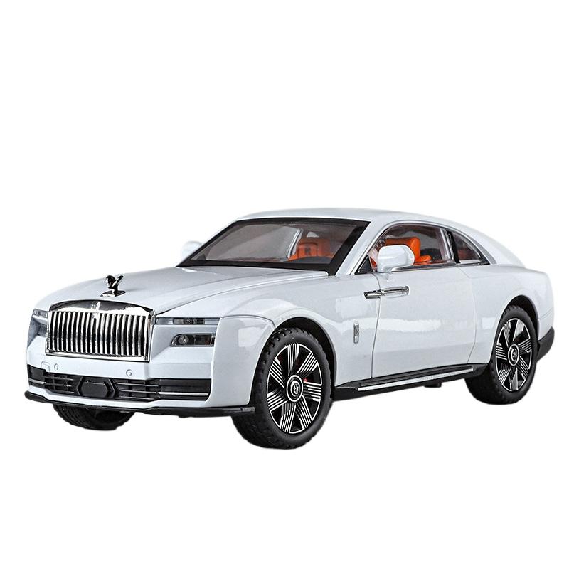 Simulation 1/24 Rolls Royce Spectre Supercar Legierungsmodell mit Ton und Licht Sammlung Miniaturauto Kinder Jungen Spielzeugfahrzeug
