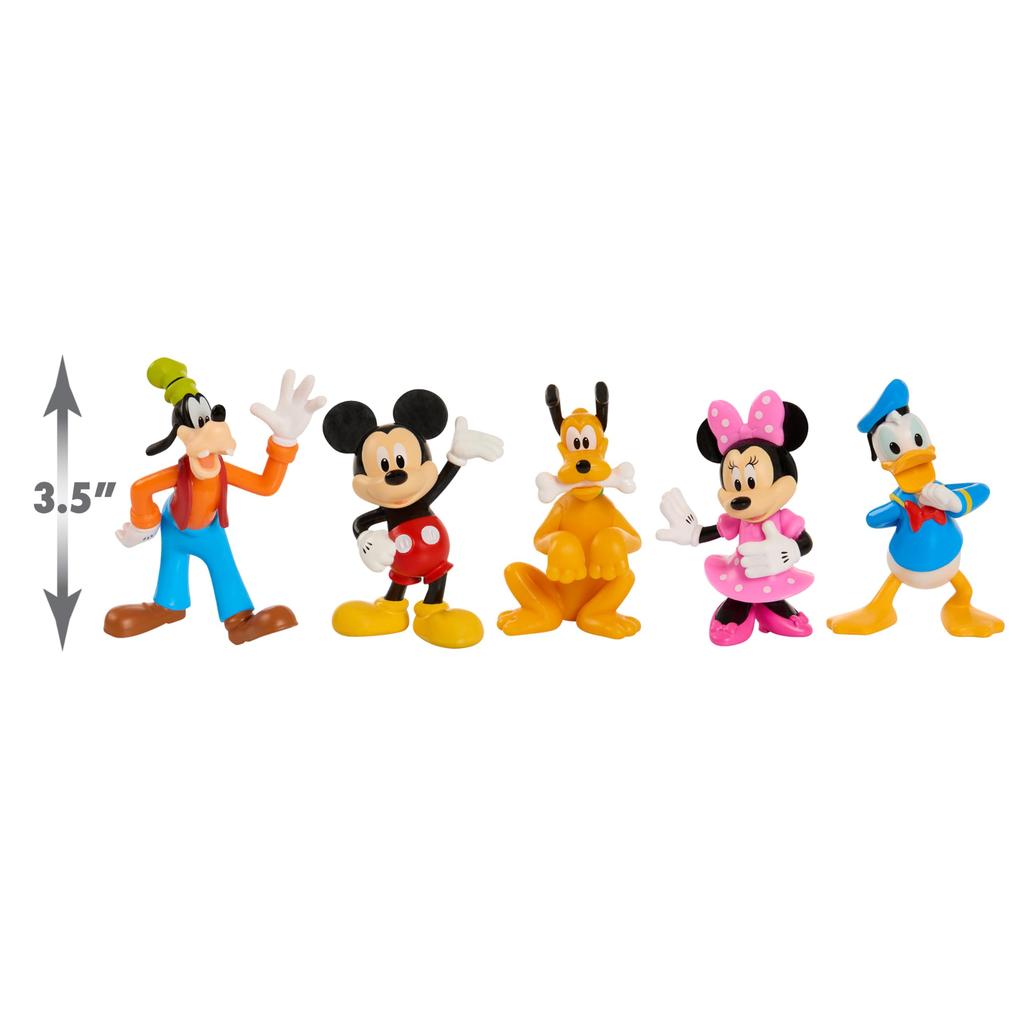 Collectible Toy Figures Just Play Disney Mickey and Friends 3 Inch Multicolor Set