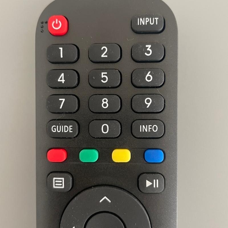 Multifuntional Replacement Remote Plastic Texture Suitable for TVs Responsive Key Simple Design Wide Compatibility