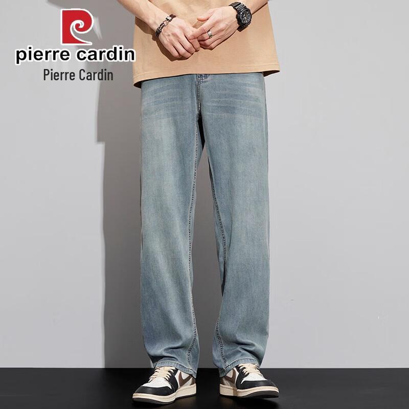 Pierre Cardin Men's Ice Silk Straight-Leg Jeans