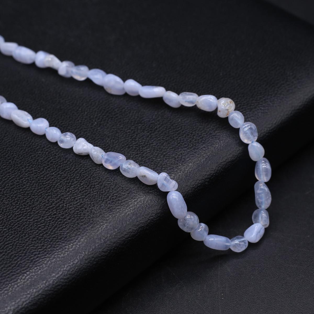 

Бусины из натурального камня неправильной формы, агаты/аметисты, гладкие бусины 6-8 мм для изготовления ювелирных изделий, ожерелье, браслет, серьги, аксессуары 6-8mm