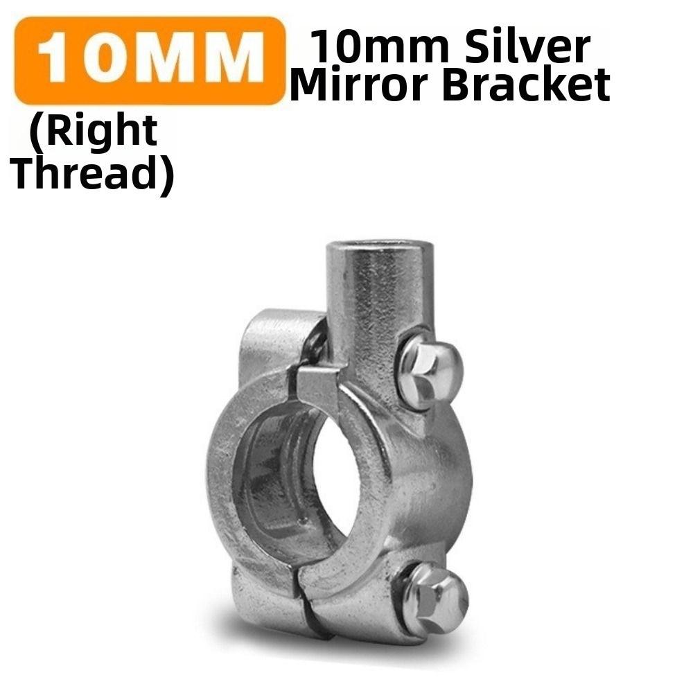 Black Silver Motorcycle Mirror Holder Aluminum Alloy Rearview Holder for Tricycle Rearview Mirror