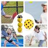 Silent Pickleball Balls Quiet Foam Pickleballs Practice Balls with Exact Real Ball Bounce Soft PU Pickleball Ball for Indoor Use