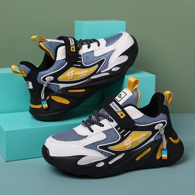 Children's Shoes Middle and Older Children's Running Students' Net Shoes Trend Boys' Sports Shoes 2025 Spring and Autumn New Classmates Breathable