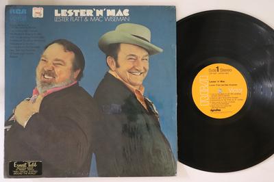 LP Record LESTER FLATT, MAC WISEMAN - Lester 'n' Mac LSP4547 RCA 1971 US Country Used
