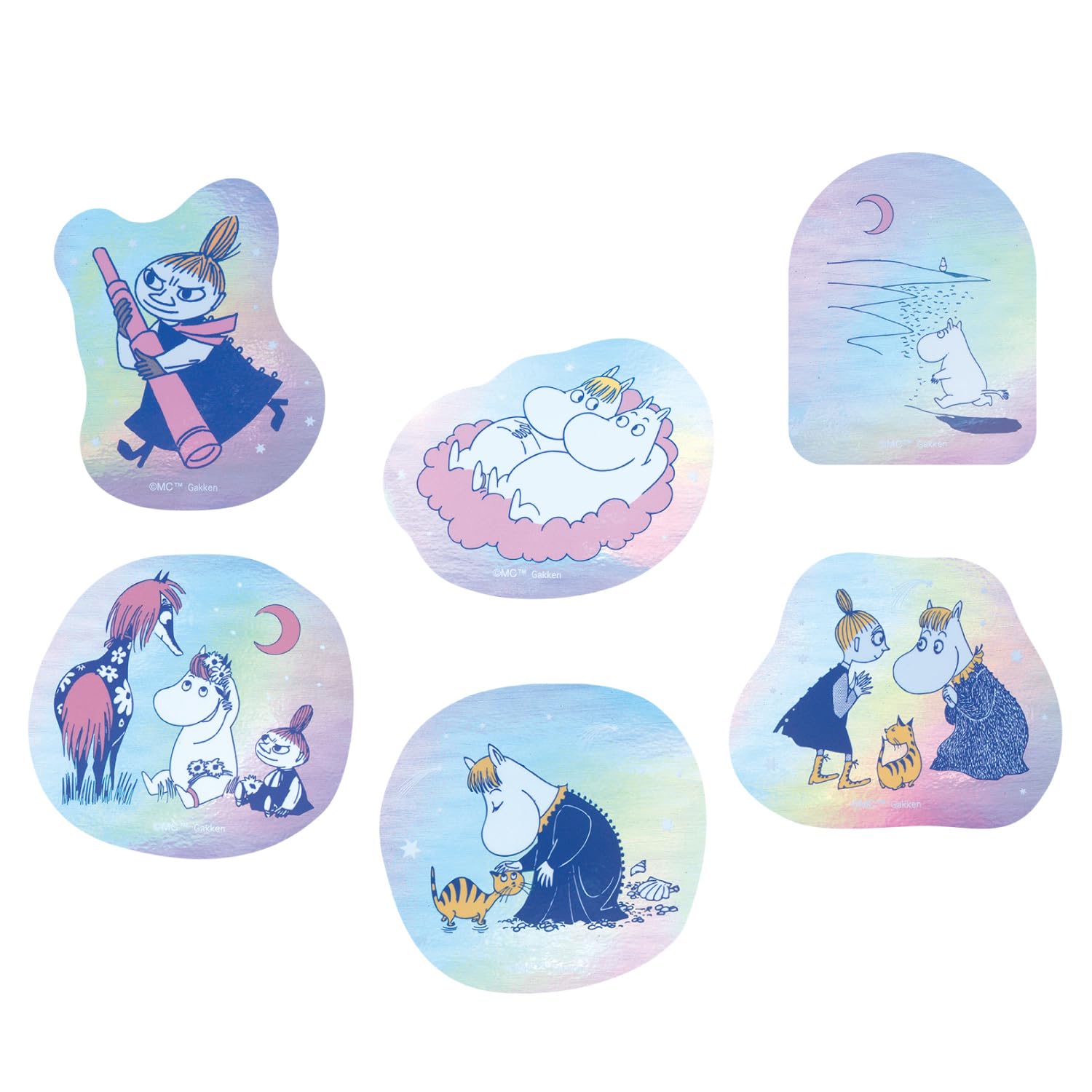 

Gakken Stafle Moomin Stickers Aurora Set of 6 Z22801