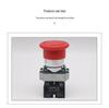 LA155P-BS542 Emergency Stop Button Switch, Thickened Copper Parts, Silver Contacts, 22MM Hole