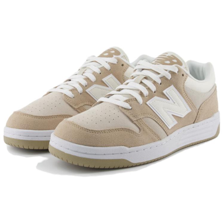 New Balance 480 Moonbeam Sea Salt Unisex Sneakers Tan Mindful-Grey BB480LEA