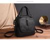 Women's Versatile PU Leather Backpack - Large Capacity Casual Handbag Schoolbag
