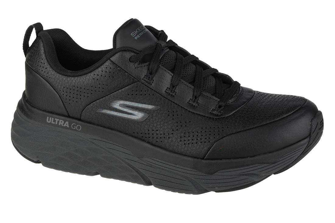 Baskets en cuir lisse pour hommes Skechers