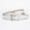 Design Unique Original Pu Leather Belt With Rivet Detailing For Womens Outfits Casual