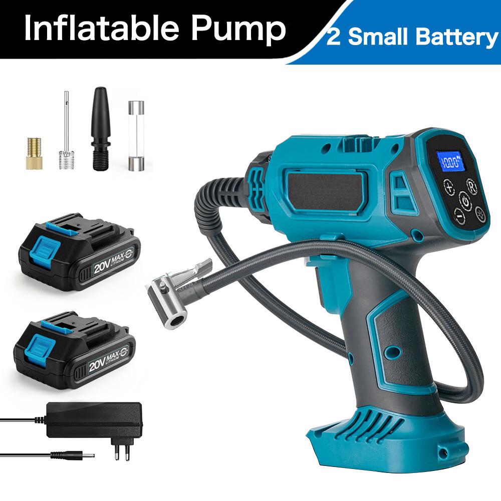 Portable Car Tire Inflatable Pump Multi Functional Electric Inflation Equipment Digital Display Wireless Air Compressor