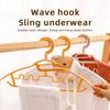 Non Slip Standard Clothes Hangers Not Take Up Space For Bathroom Balcony-Organizer