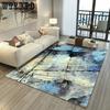 Crystal Velvet Persian Carpet Living Room Sofa Tea Table Non-slip Waterproof Floor Mat Bedroom Decoration