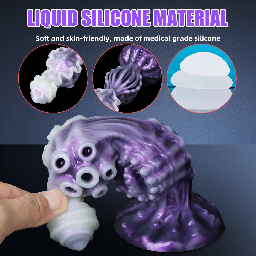 Big Monster Dildo with Raised Points Anal Plug Adult Female Sex Toy Vagina Clitoral Strong Stimulator Couple Tight Anus Massager