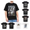 Neuheit Tokio Hotel Tom Kaulitz T-Shirts für Unisex WoUnisex Rundhals Reine Baumwolle Musikband Kurzarm-T-Shirts Neue Ankunft Kleidung