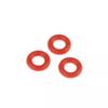 10 Pcs Food Grade Silicone O-rings Set Red VMQ Coffee Machine Pressure Tube Sealing Washers for Espresso Machine Repair Kit