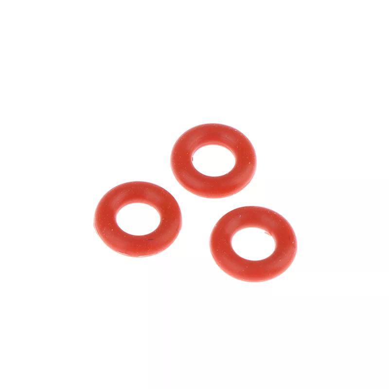 10 Pcs Food Grade Silicone O-rings Set Red VMQ Coffee Machine Pressure Tube Sealing Washers for Espresso Machine Repair Kit
