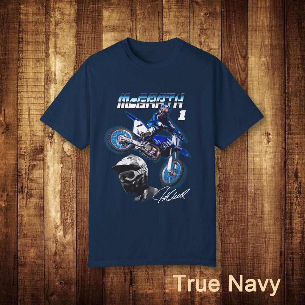 Vintage Supercross Jeremy McGrath T-Shirt Retro Motocross Graphic  Men T-Shirt Retro Dirt Bike Racing  Men T-shirt Streetwear