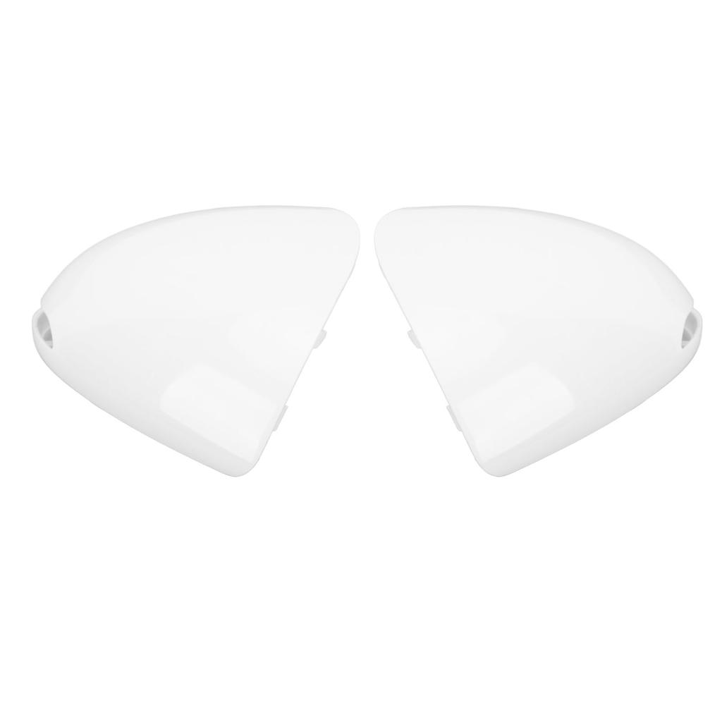 Door Mirror Covers Scratch Resistant Weatherproof White Rear View Mirror Shell Housing for Sonata 20
